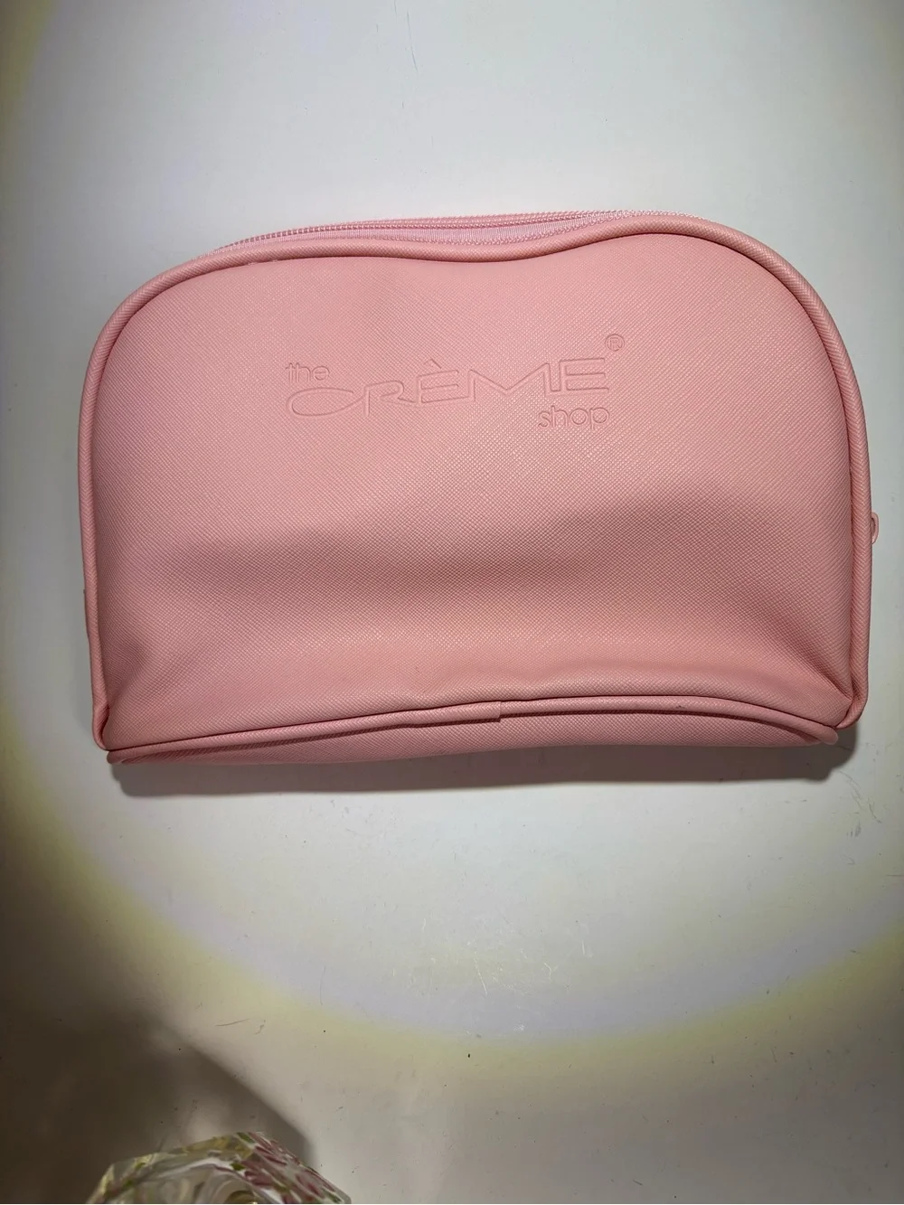 Crème Shop Pink Travel Makeup Brush Set with Pouch